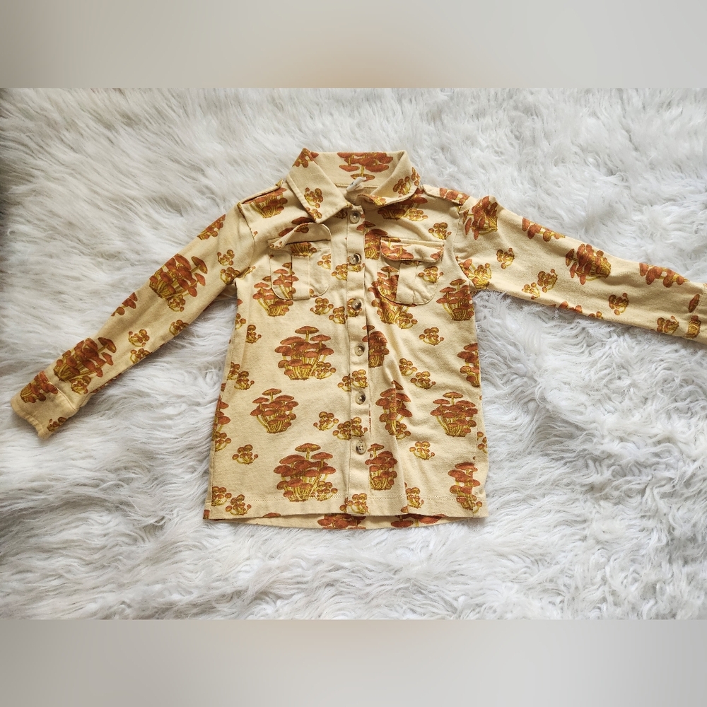 Kate Quinn Long Sleeve Mushroom Military Short 5Y